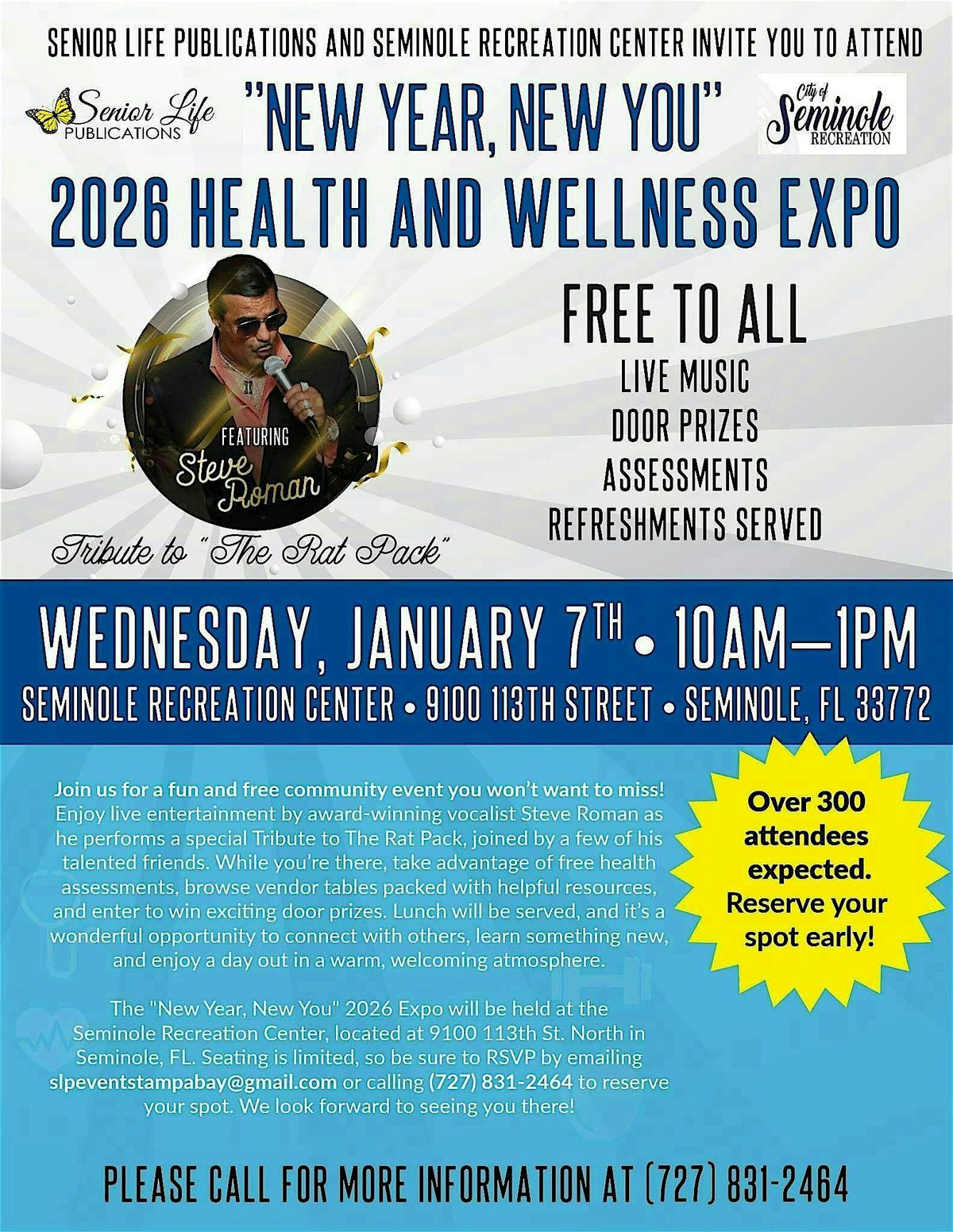 New Year, New You 2026 Senior Life Health and Wellness Expo