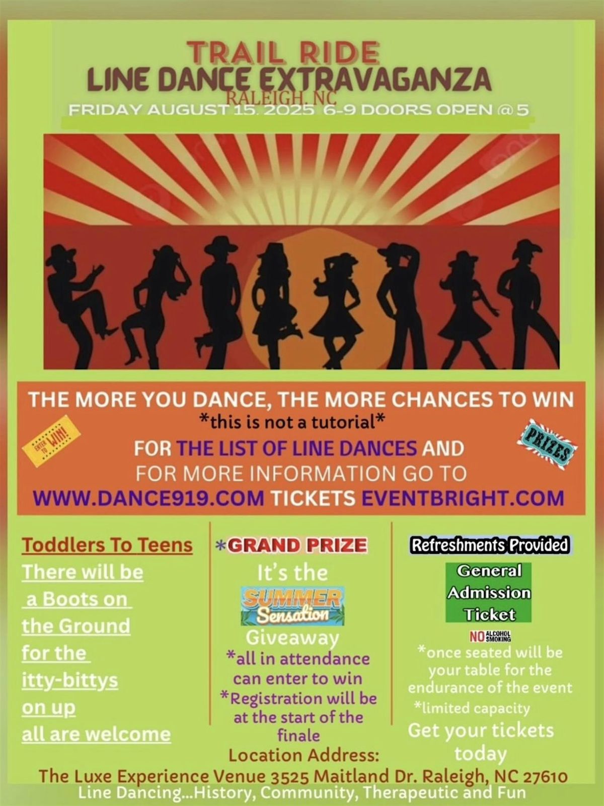 Trail Ride Line Dance Extravaganza