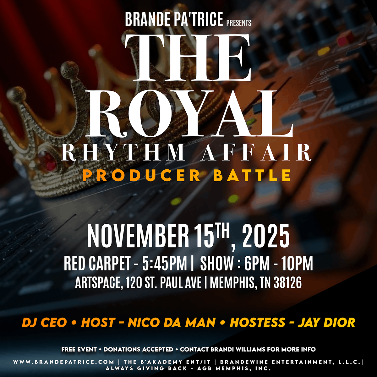 The Royal Rhythm Affair Music Producer Battle