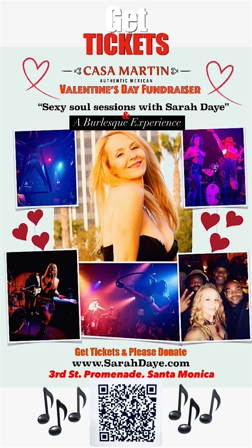 Valentine's Day Sexy Soul Sessions with Sarah Daye & A Burlesque Experience