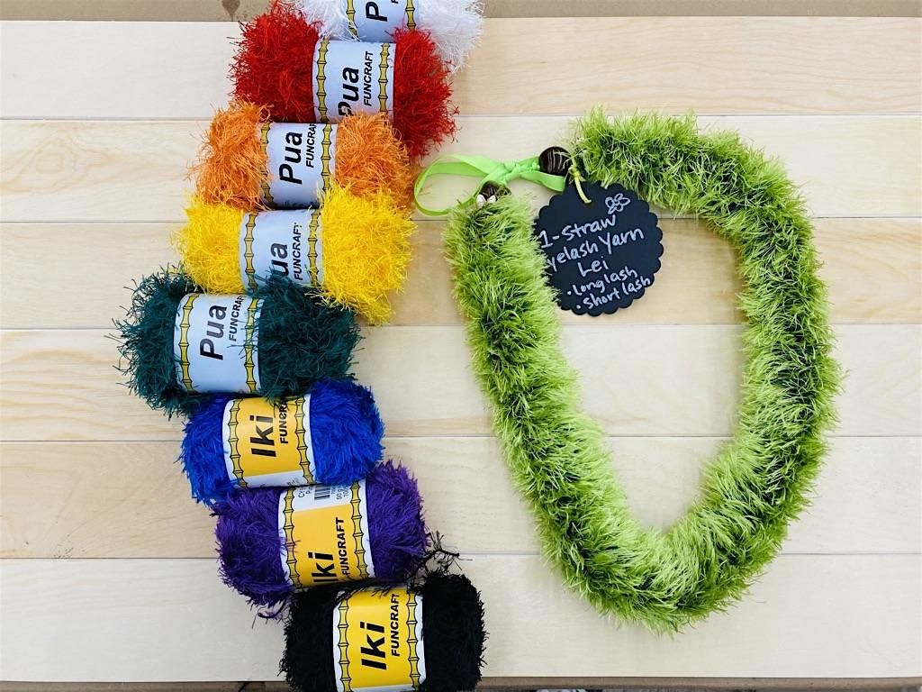 2 Color Beginner Yarn Lei - Mapunapuna