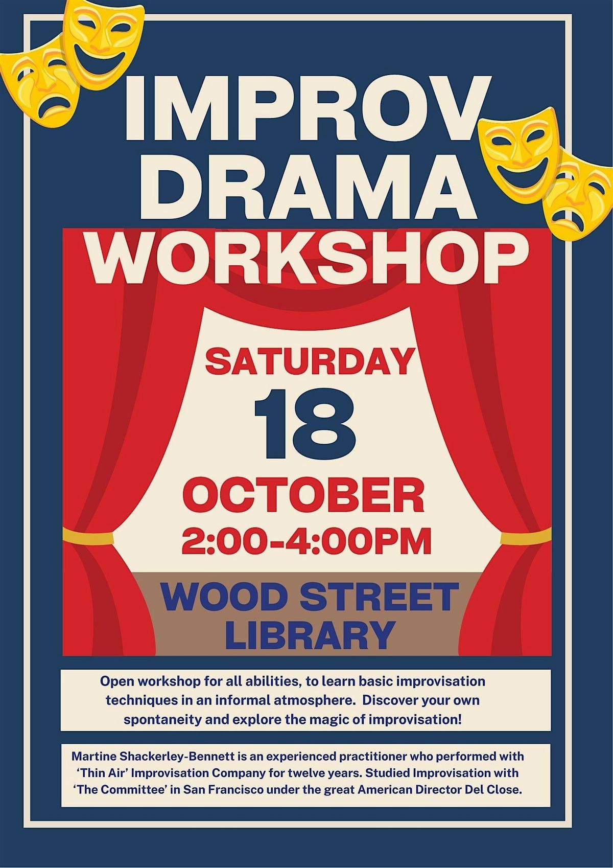 Improvisation Drama Workshop @Wood Street Library
