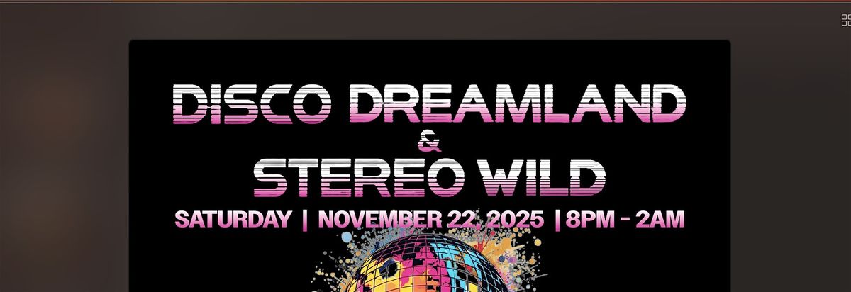 Disco Dreamland & Stereo Wild