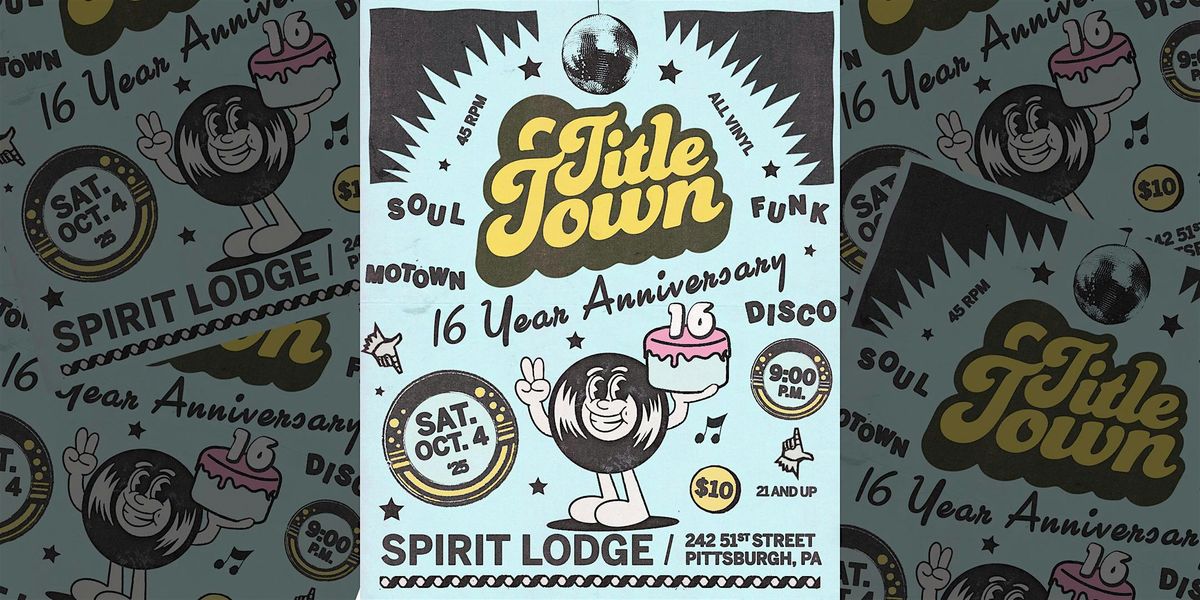TITLE TOWN Soul & Funk Party 16 Year Anniversary