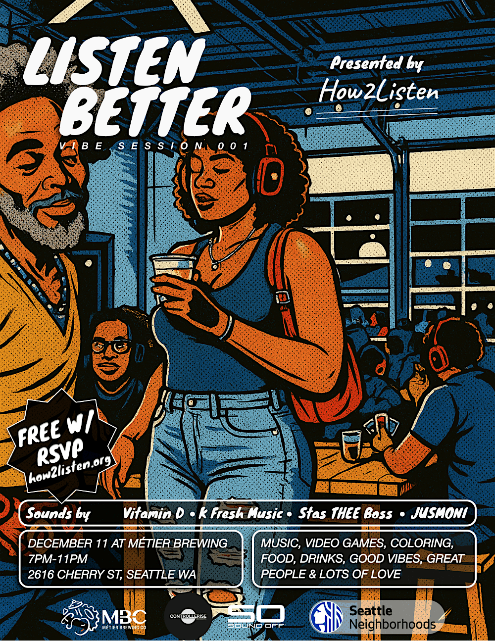 Listen Better at M\u00e9tier Brewing