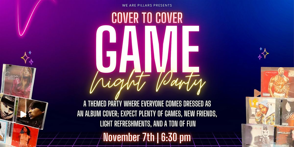 Cover to Cover: Community Game Night