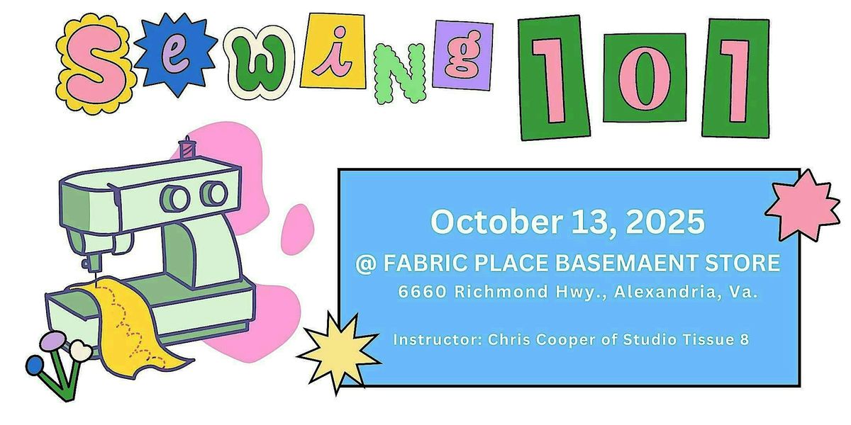 Sewing 101 for Newbies