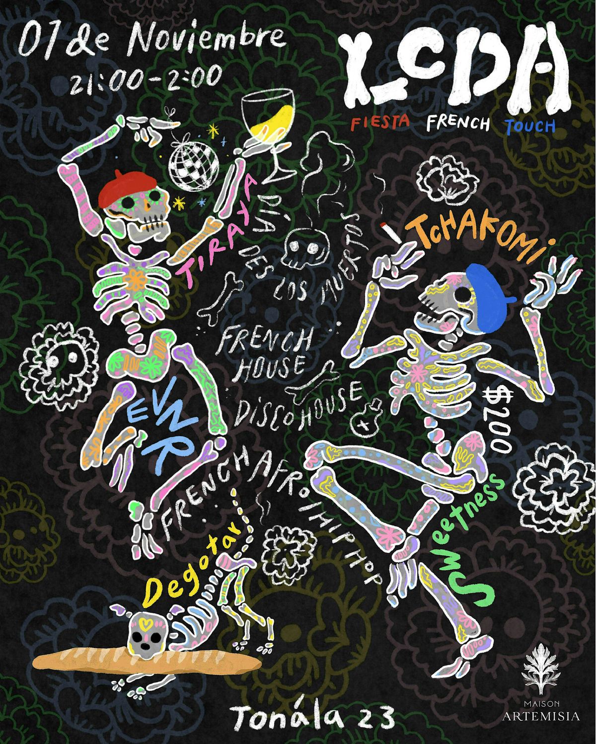 D\u00eda de los Muertos "French Touch" - LCDA