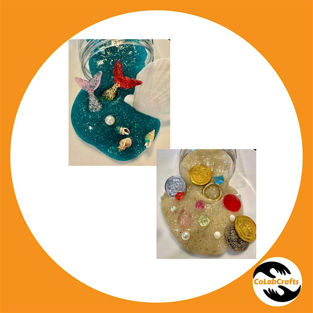 Mermaid and Pirate slime session