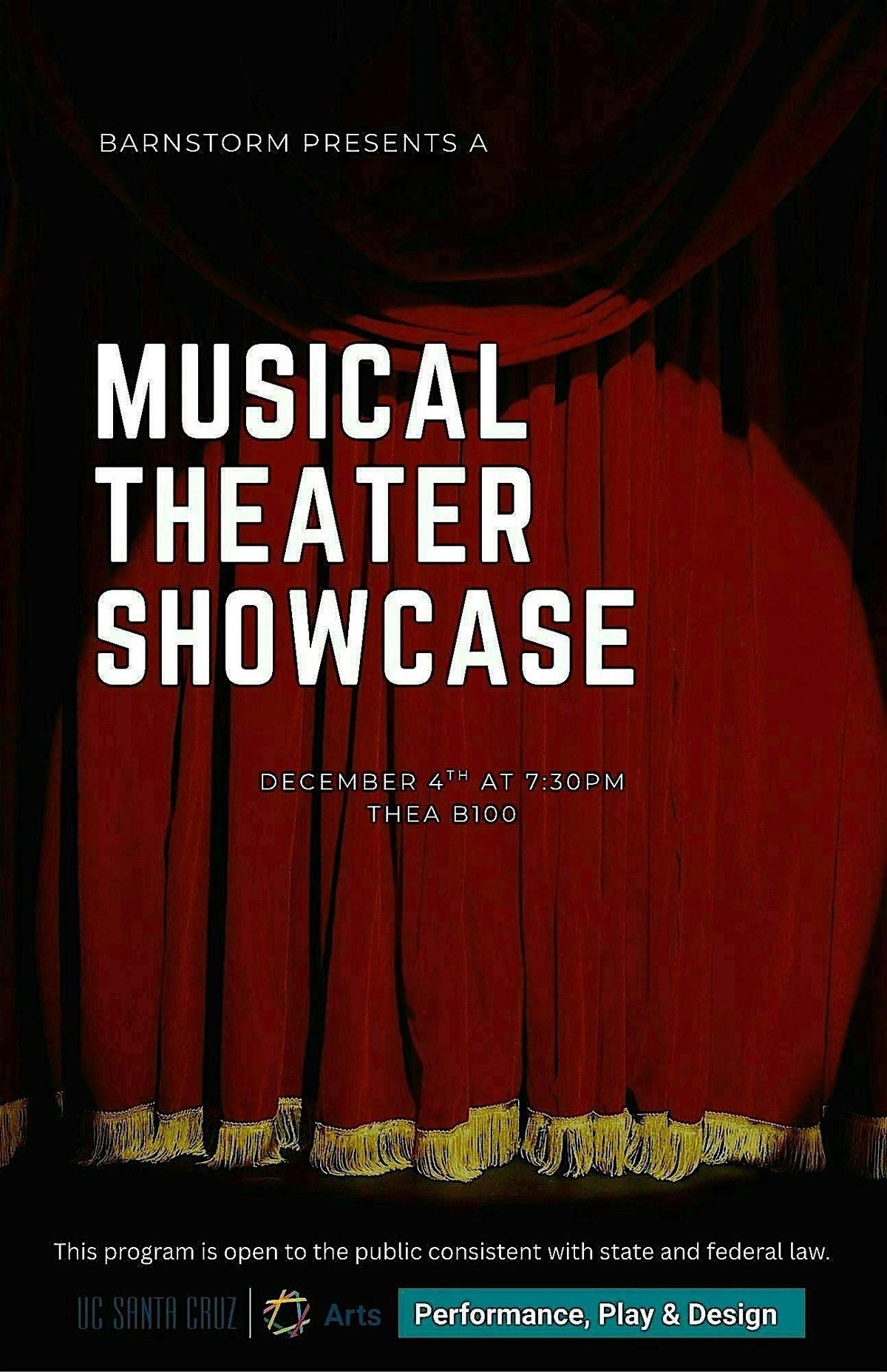 Barnstorm Presents: Musical Theater Showcase