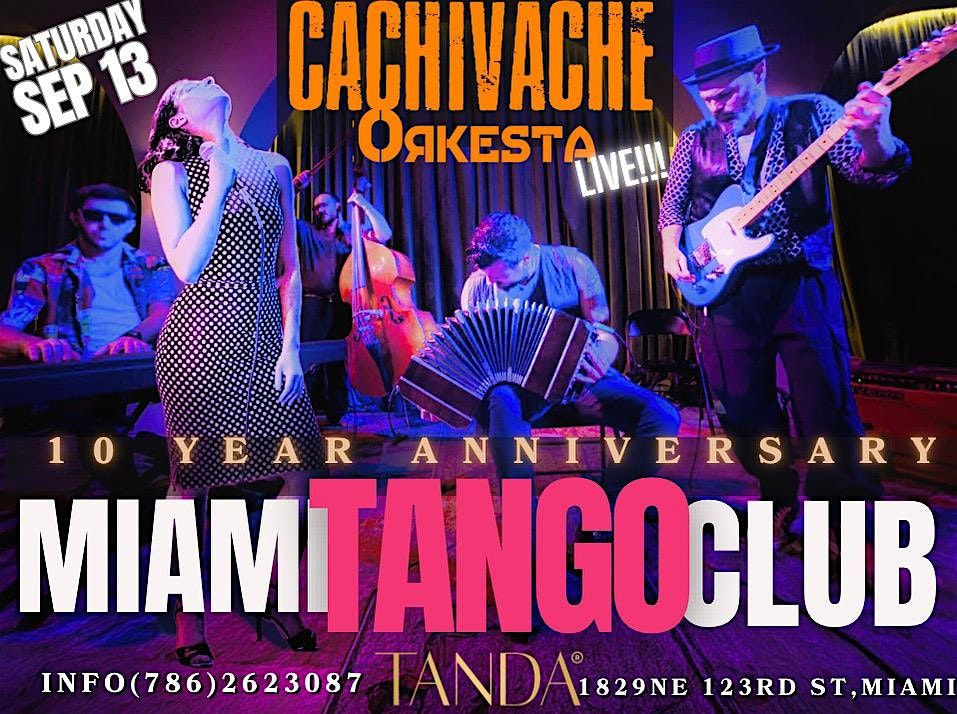 Direct from Agentina El CACHIVACHE ORKESTA live in MIAMI