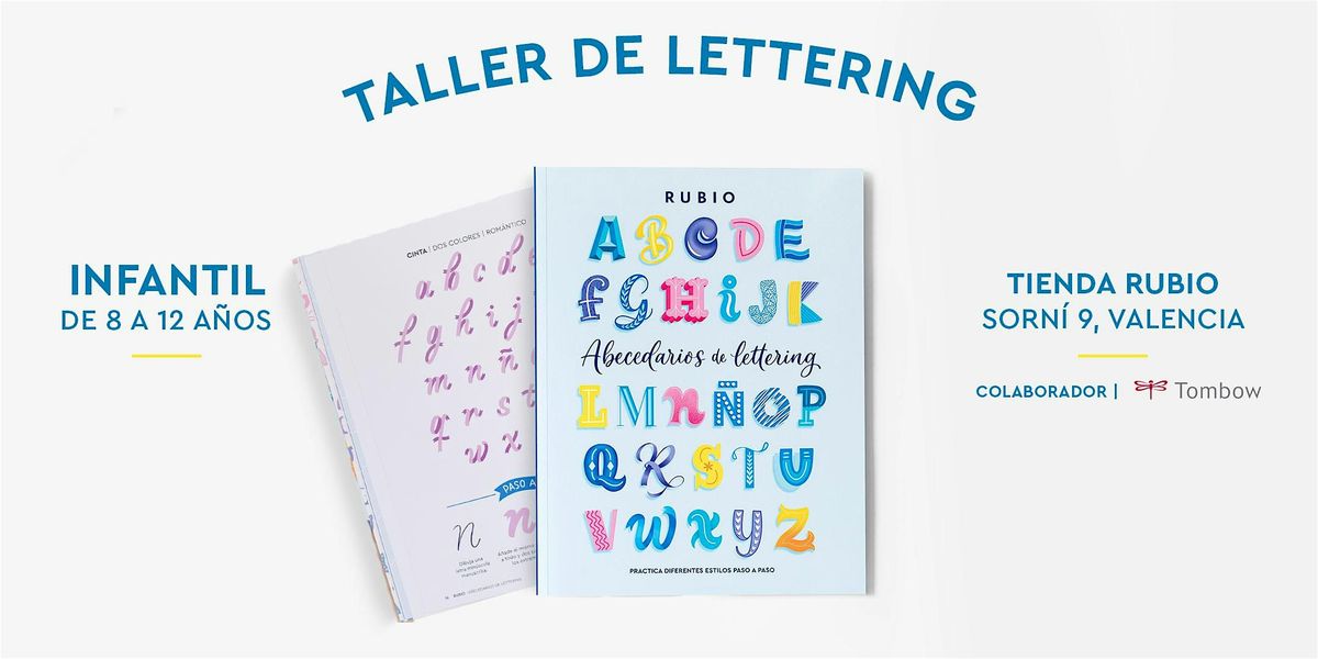 Taller infantil de Lettering RUBIO