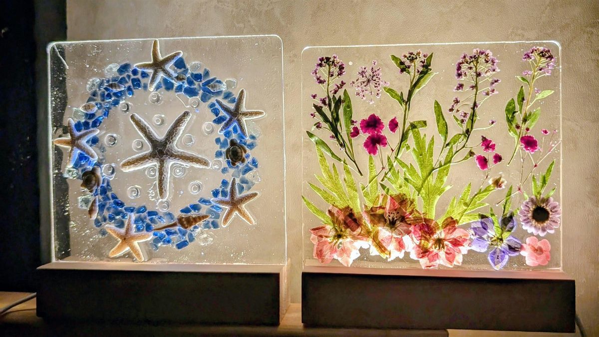 LED LIGHT STAND RESIN CLASS-CLEARWATER FL-ASPIRATIONS WINERY