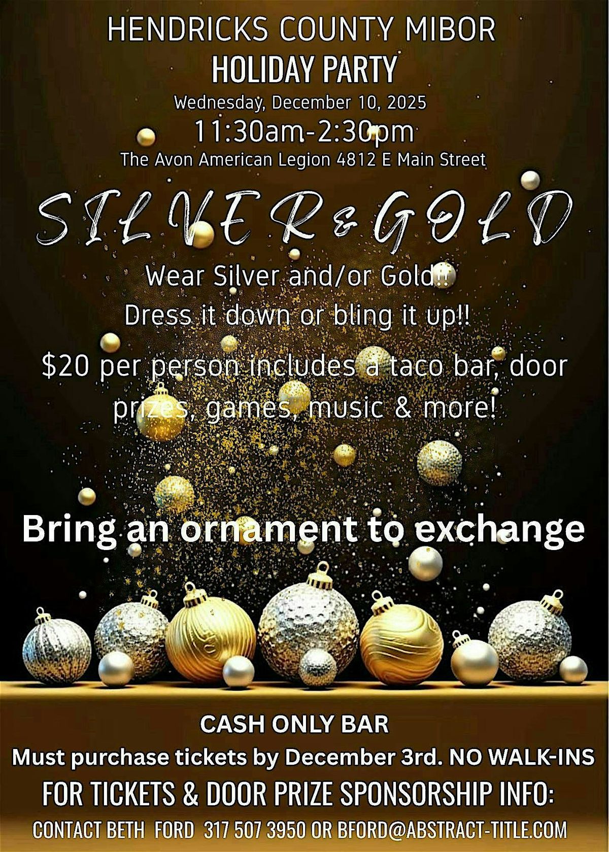 Hendricks County MIBOR Holiday Party - 2025