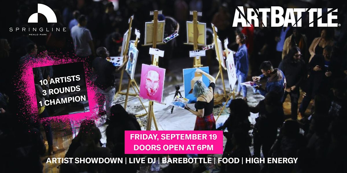 Art Battle Springline Menlo Park