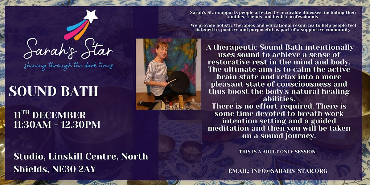 Sound Bath - Sarah's Star Charity