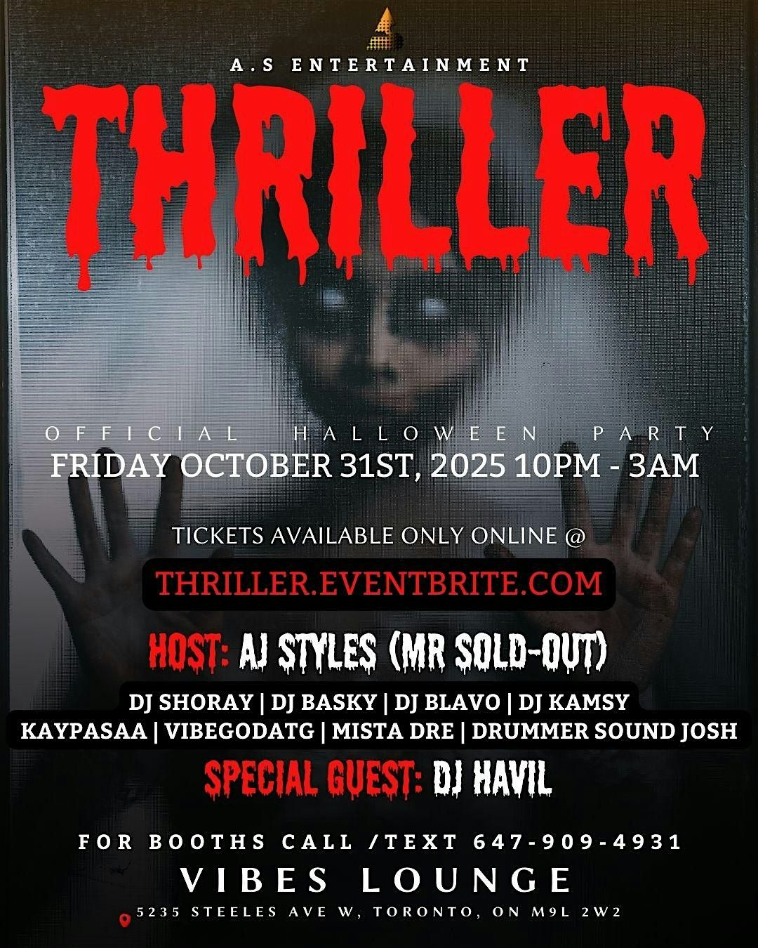 THRILLER (HALLOWEEN PARTY)
