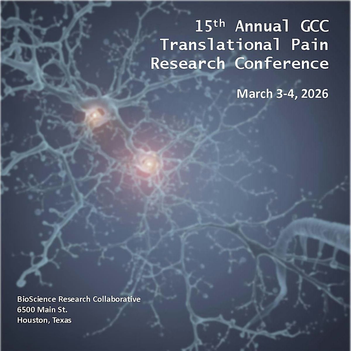 15th Annual GCC Translational Pain Research Conference