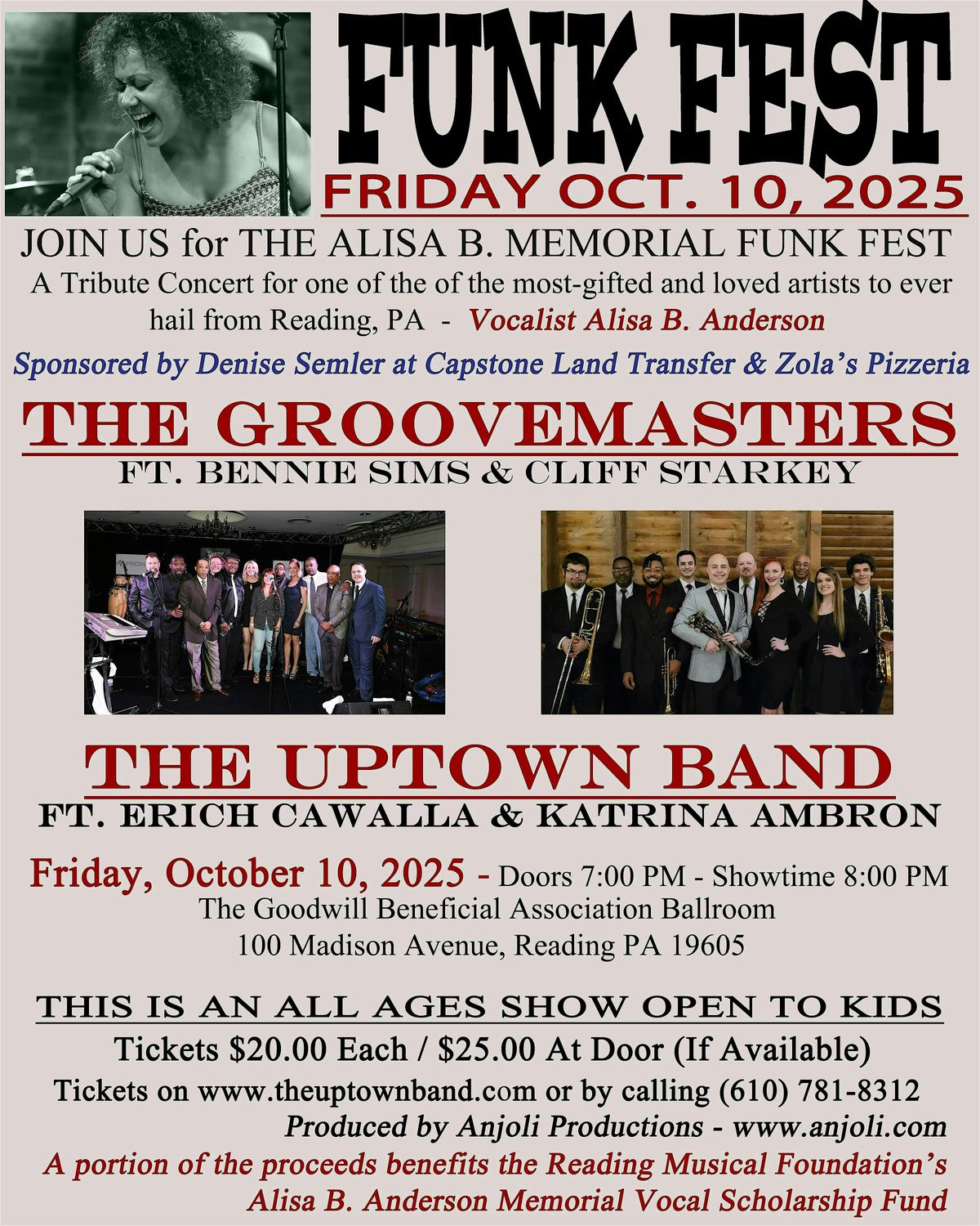 Alisa B. Memorial Funk Fest ft. The Groovemasters