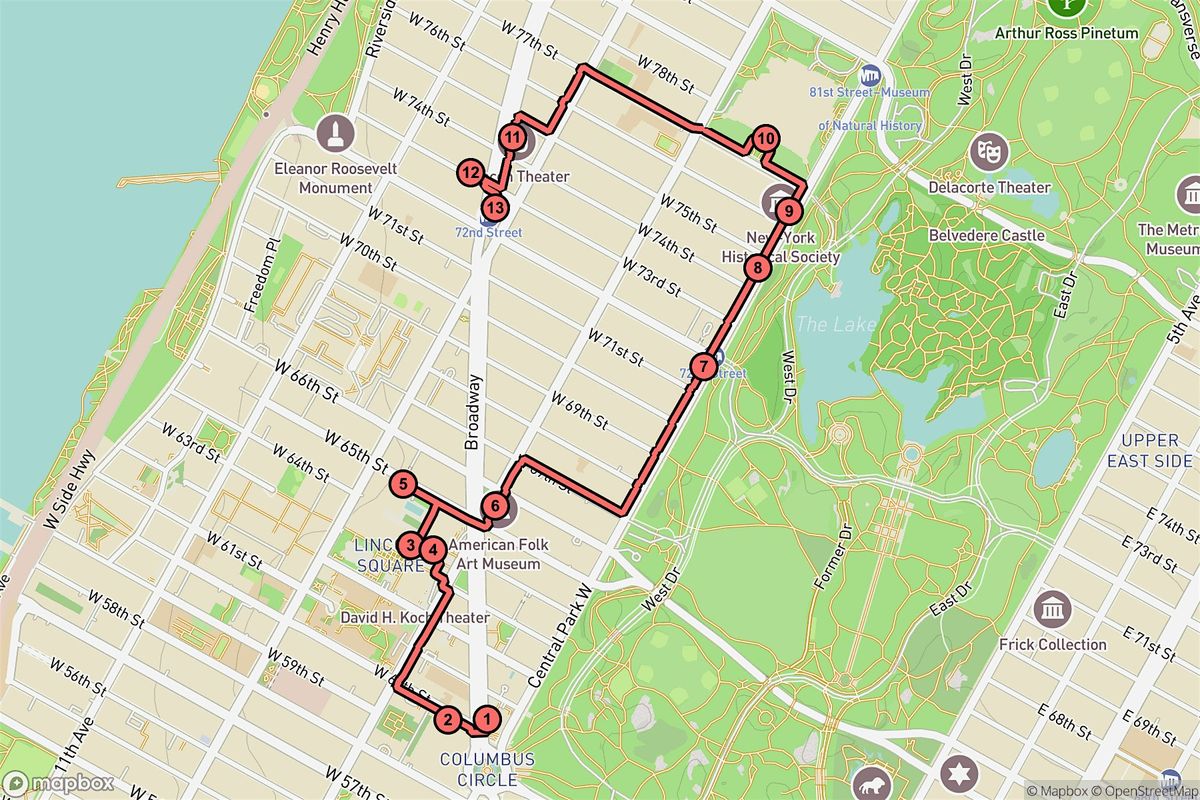 New York City Audio Tour: Legends, Landmarks & Lincoln Center Lights