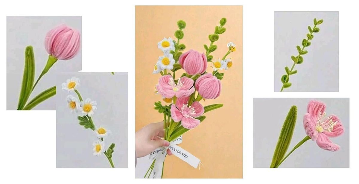 Handmade Floral Bouquet (Pipe Cleaner) workshop