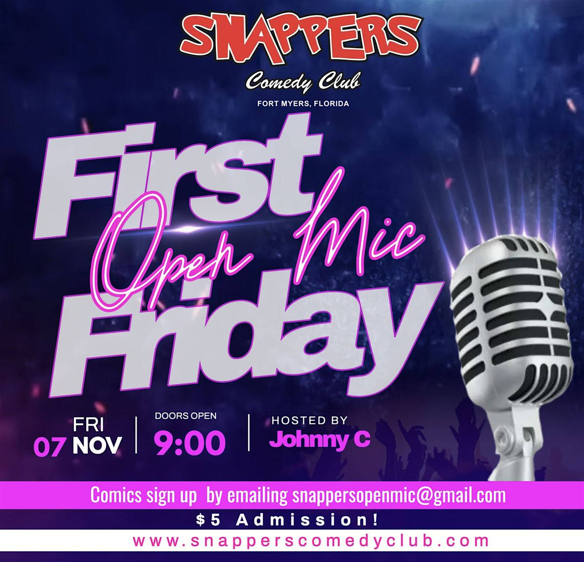 First Friday Open Mic Night
