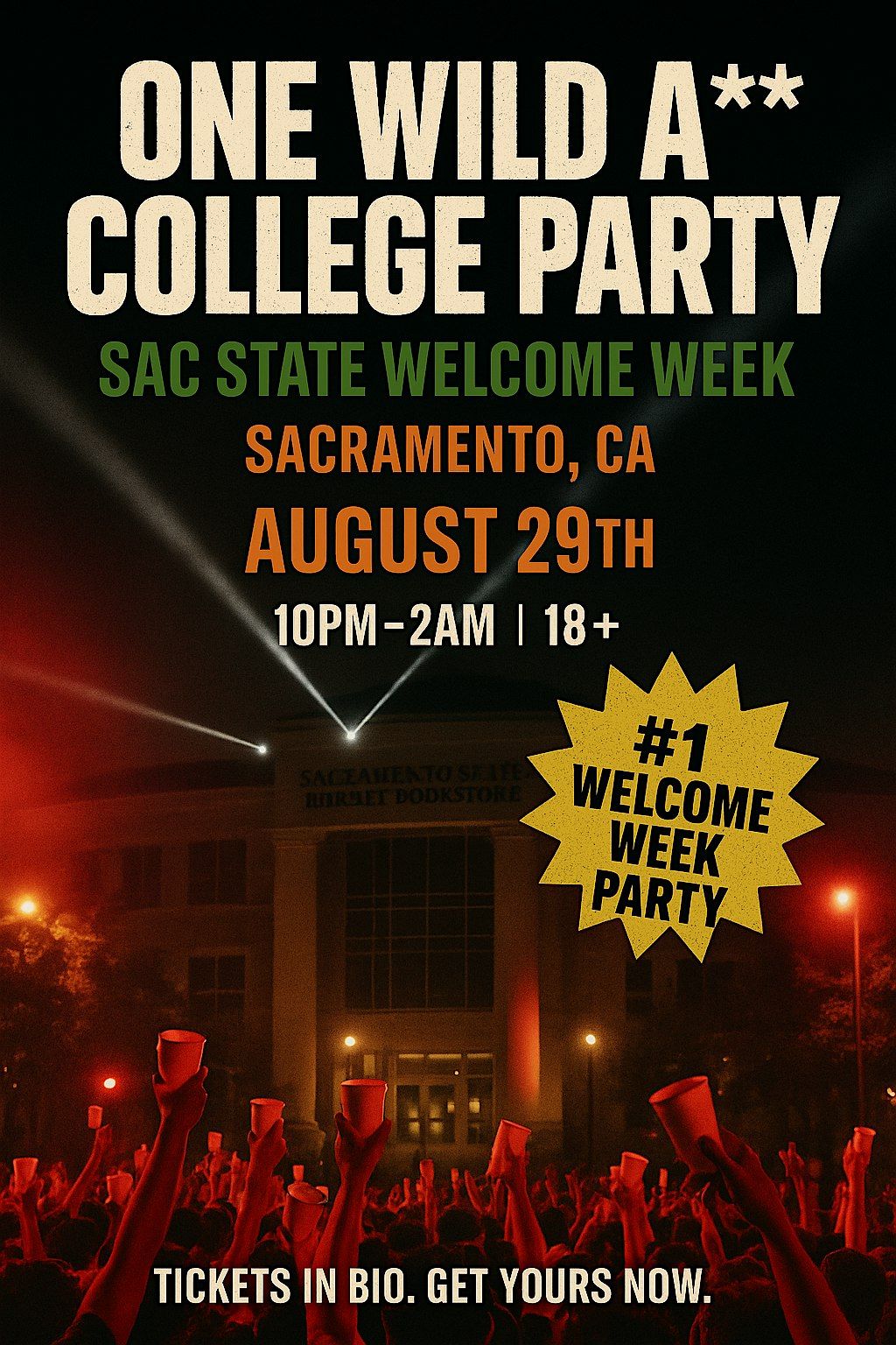 One Wild A** College Party Sac State