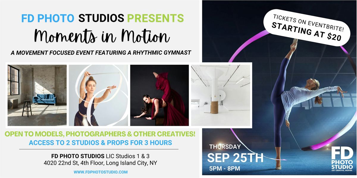 Moments in Motion: NY Photography Mixer Event *Featuring Rhythmic Gymnast*