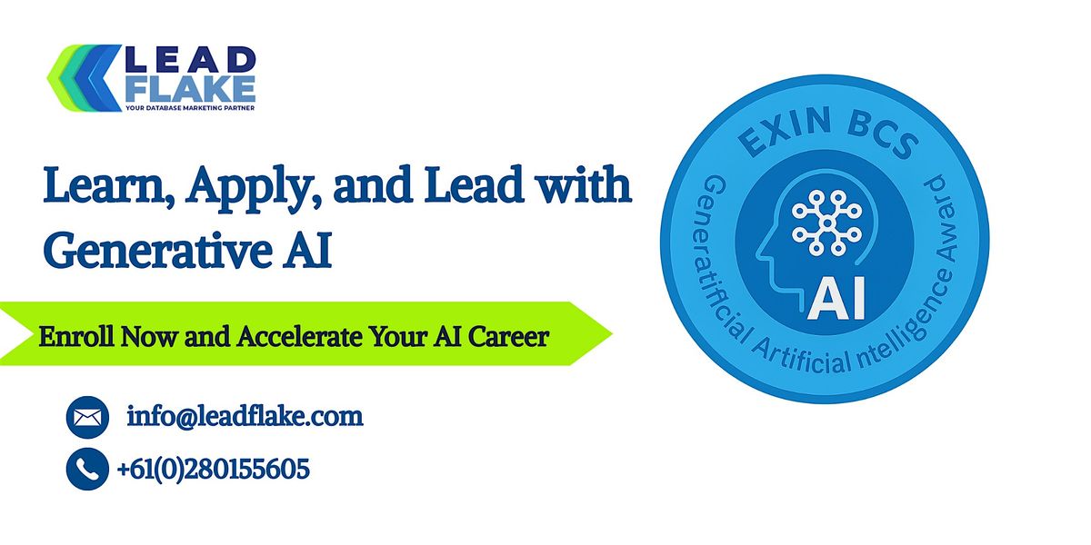 EXIN BCS Generative Artificial Intelligence Award Training in Singapore