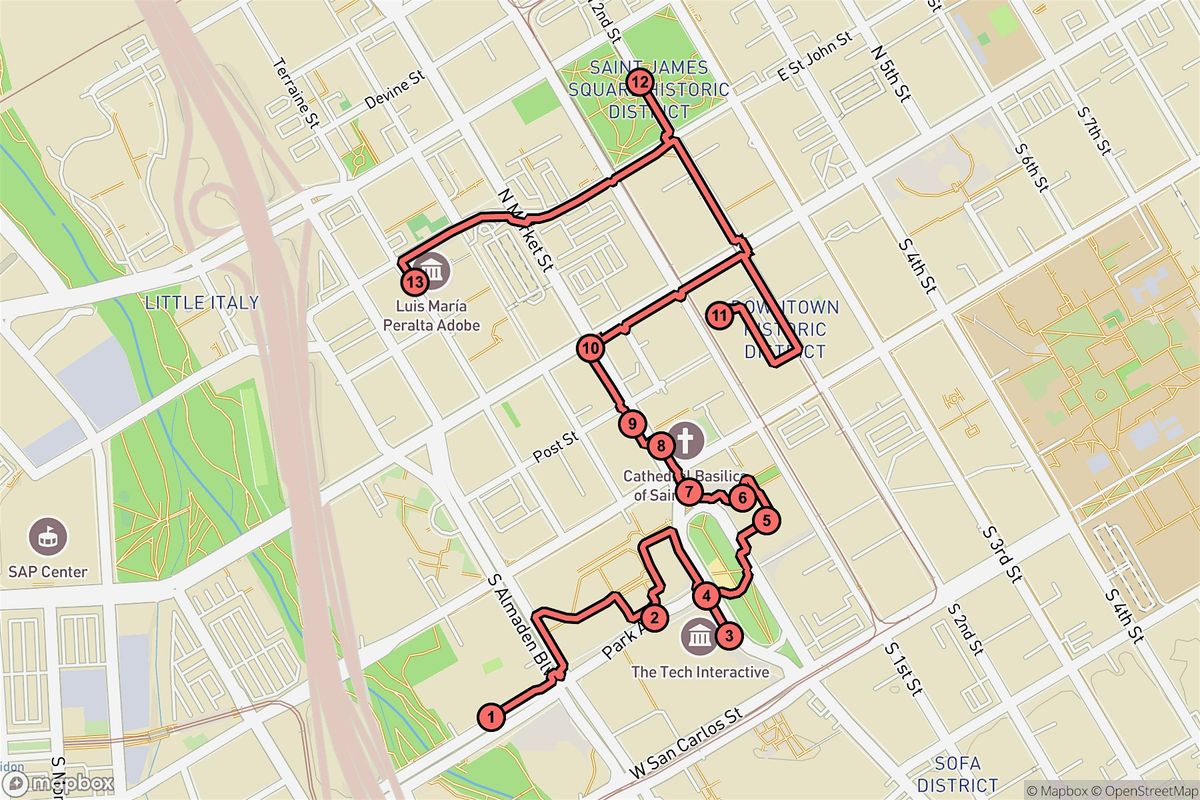 San Jose Audio Tour: Stories and Innovations of Downtown Icons