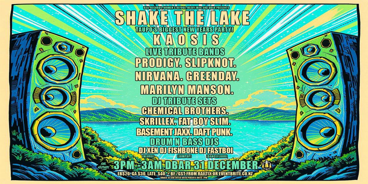 SHAKE THE LAKE: NEW YEARS EVE TAUPO