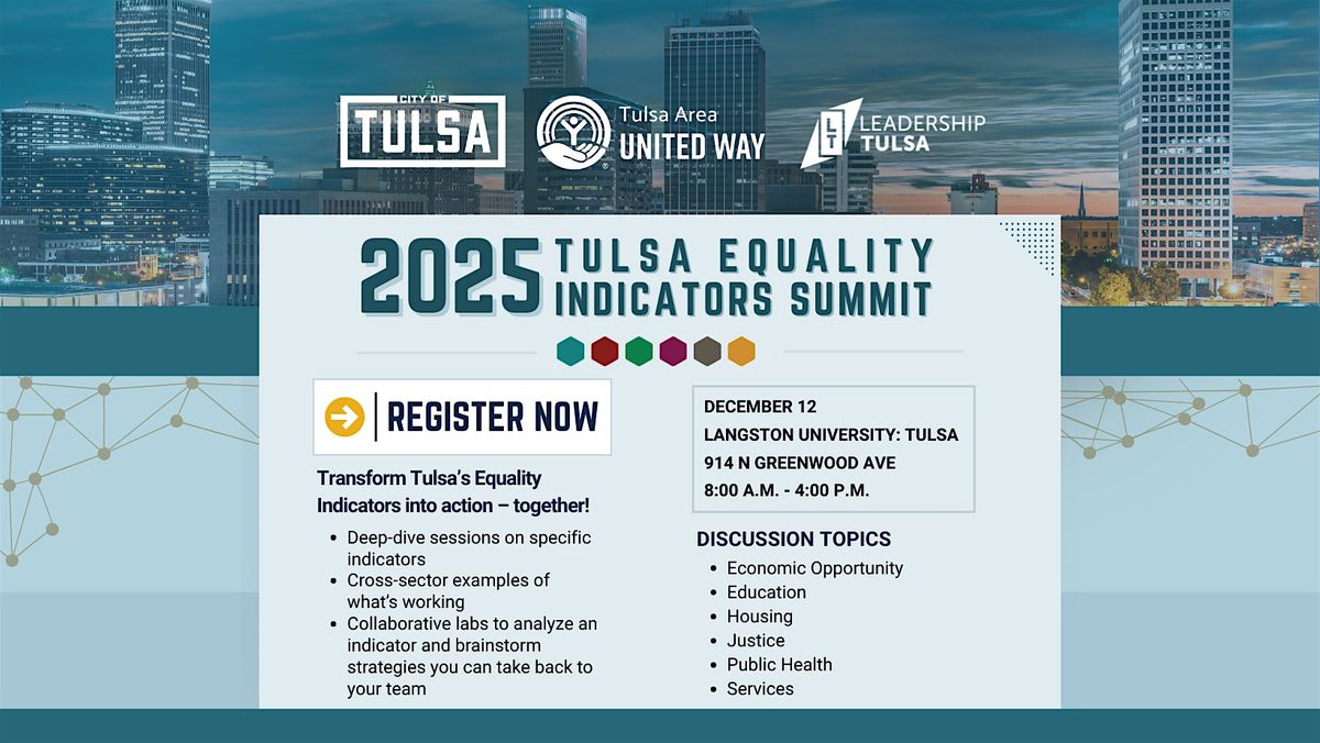 2025 Tulsa Equality Indicators Summit