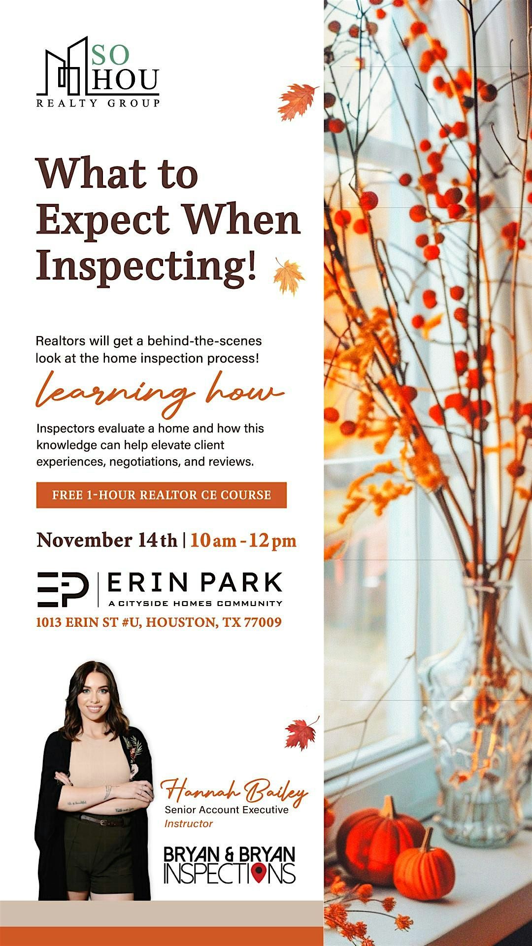 What To Expect When Inspecting - A Free 1-Hour CE Class