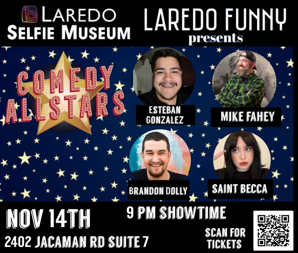 Laredo Funny presents the South Texas Comedy All-Stars