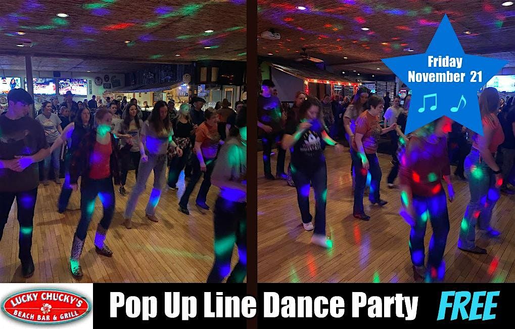 Pop Up Line Dance Party \/ Lucky Chuckys \/ Oconomowoc \/  FREE