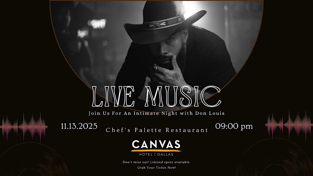 Canvas Acoustic Sessions: An Intimate Night with Don Louis