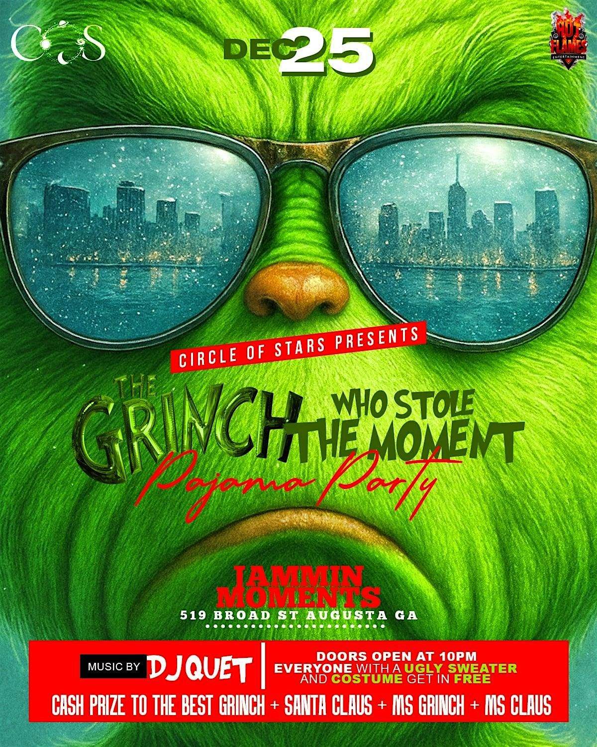GRINCH WHO STOLE THE MOMENT PAJAMA PARTY