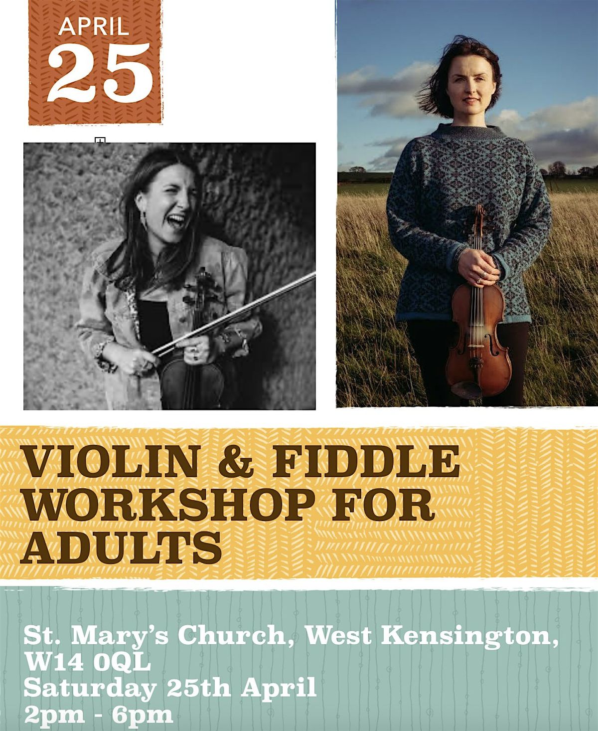 Fiddle & VIolin Workshop with Jenna Reid and Rachel Cooper