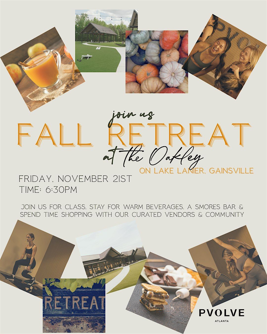 Pvolve Atlanta x The Oakley Fall Wellness Retreat & Holiday Market