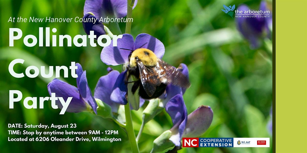 Pollinator Count Party at the NHC Arboretum