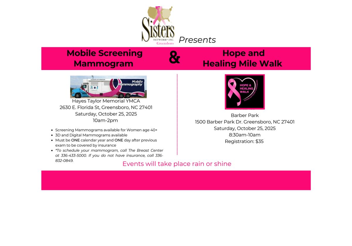 2025 Hope & Healing Breast Cancer Walk