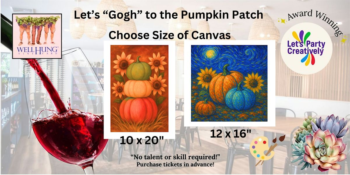 Let's "Gogh" to the Pumpkin Patch