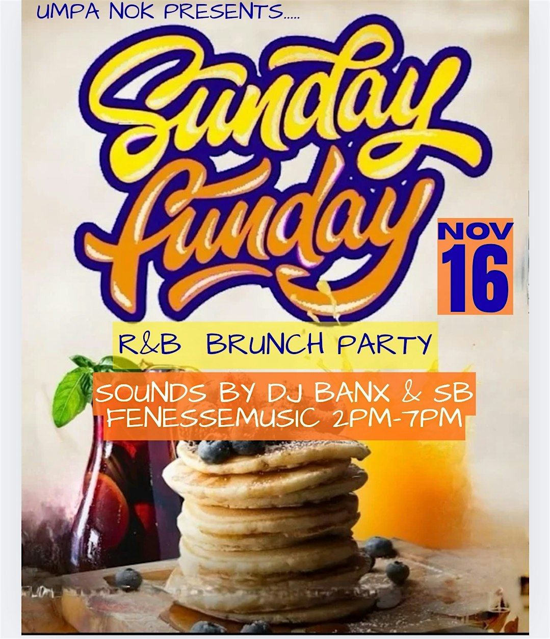 SUNDAY FUNDAY R&B BRUNCH PARTY IN SALINAS