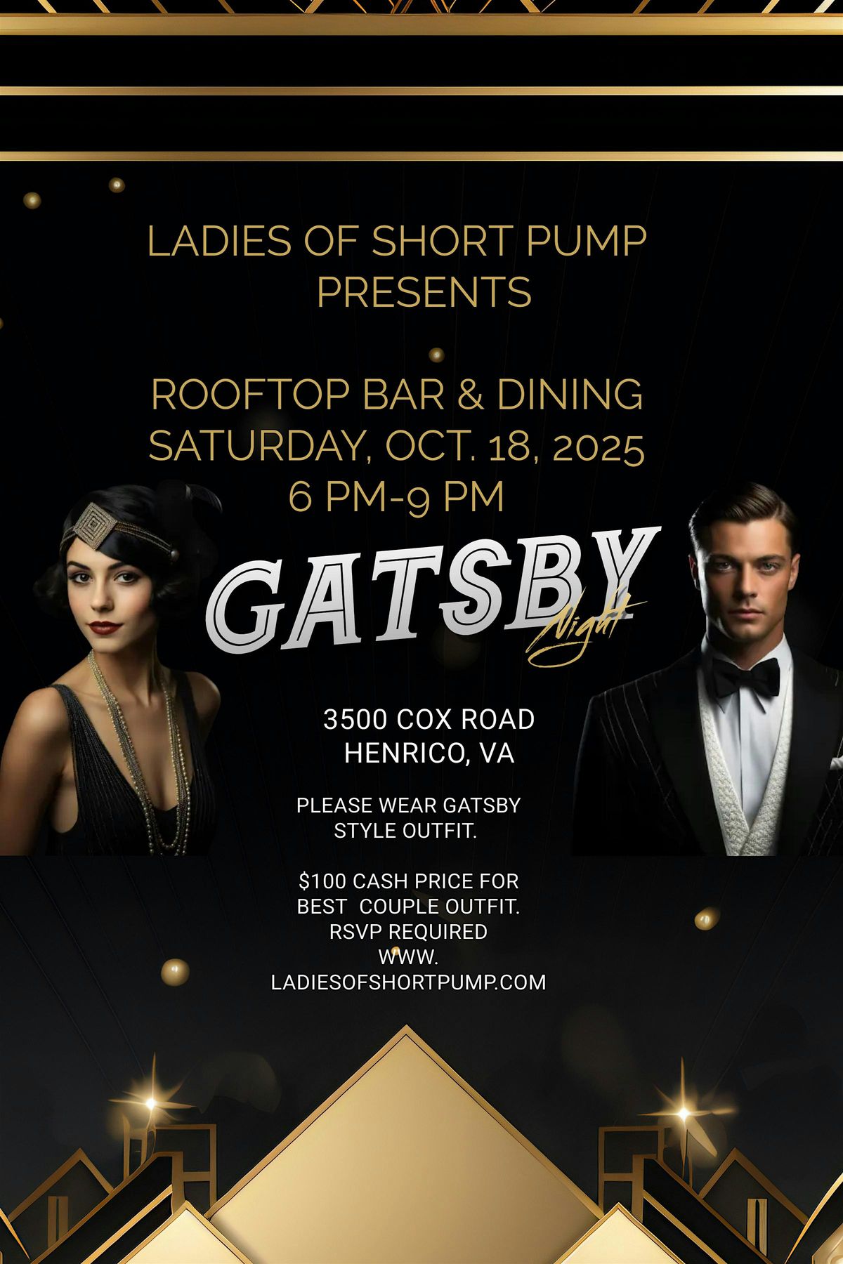 The Great Gatsby Roof Top Soiree, All Are Welcome!