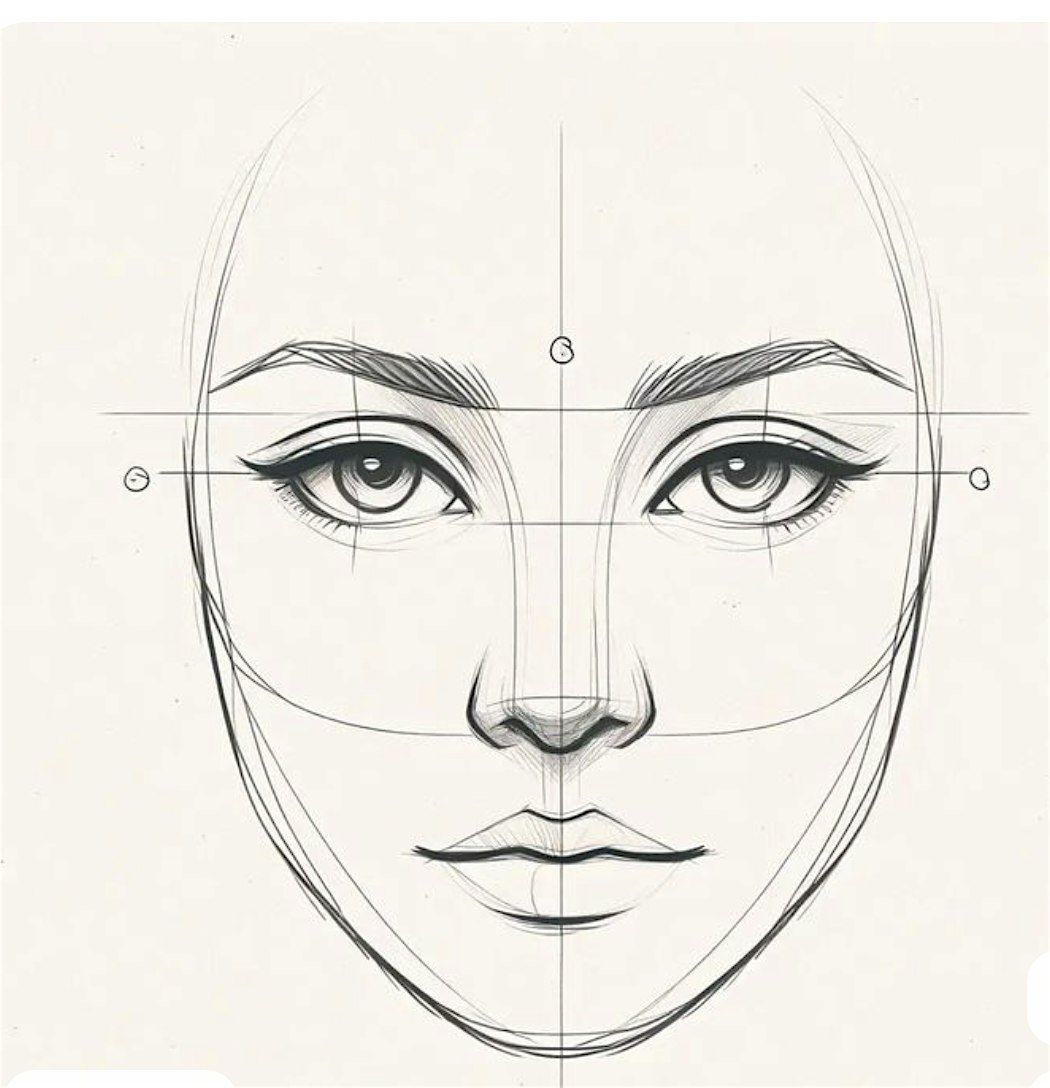 Drawing Realistic Faces: Basic Face Proportions for Beginners