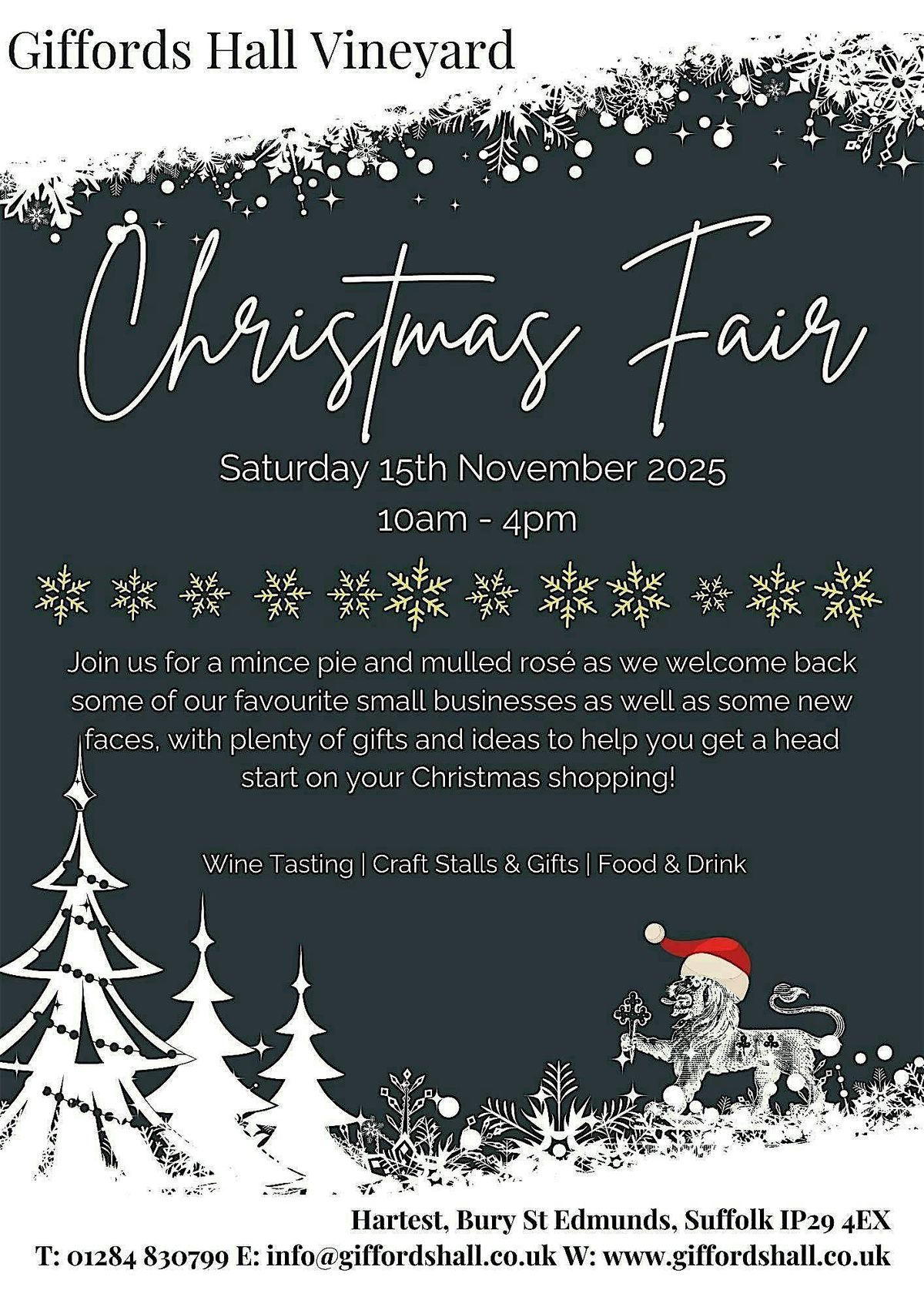 Giffords Hall Vineyard Christmas Fair