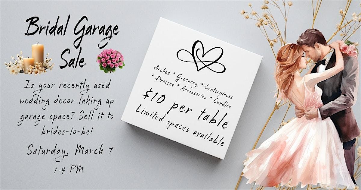 Bridal Garage Sale