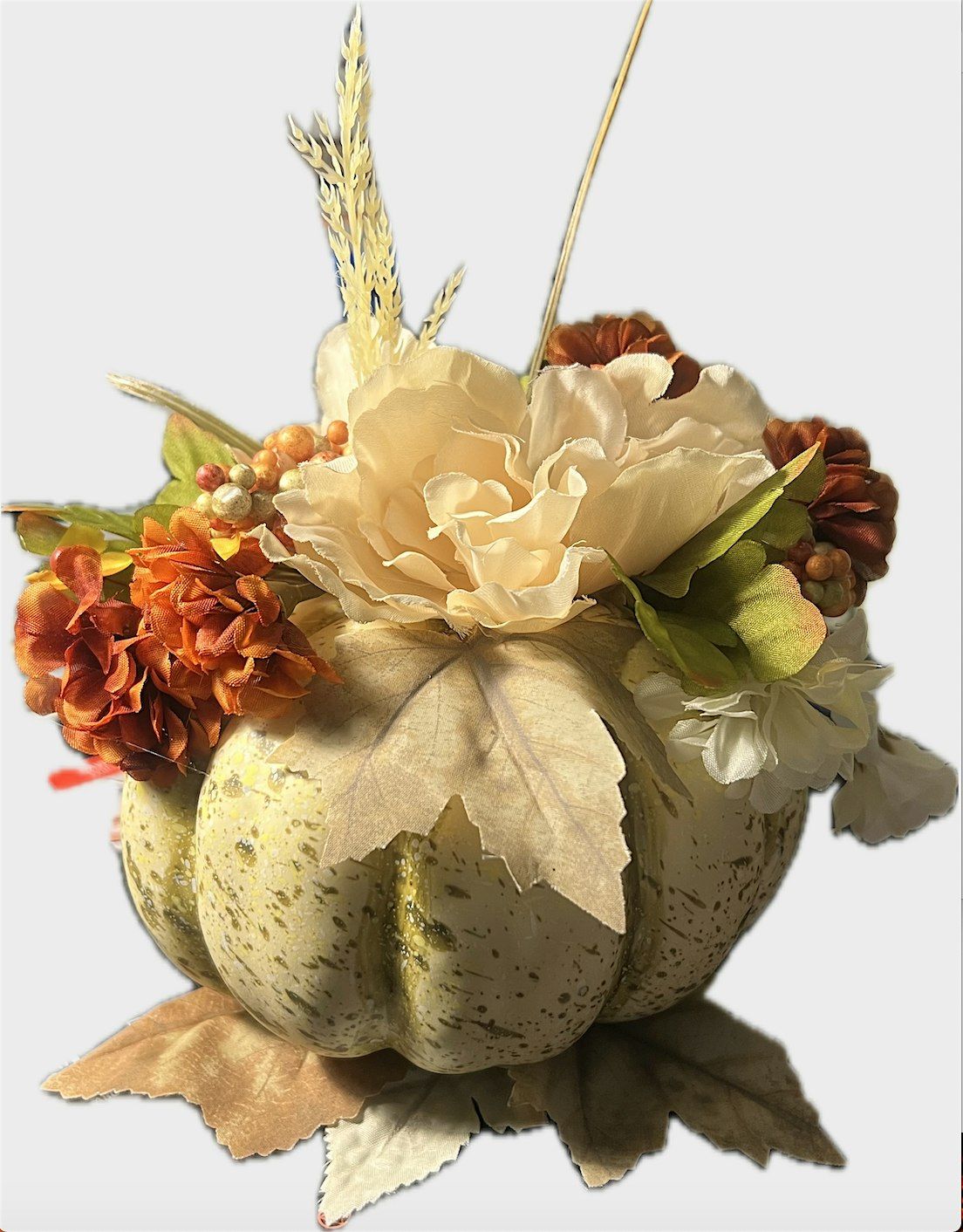Festive Flowering Pumpkin - Fall Decor Event with Tipsy Palette Creations