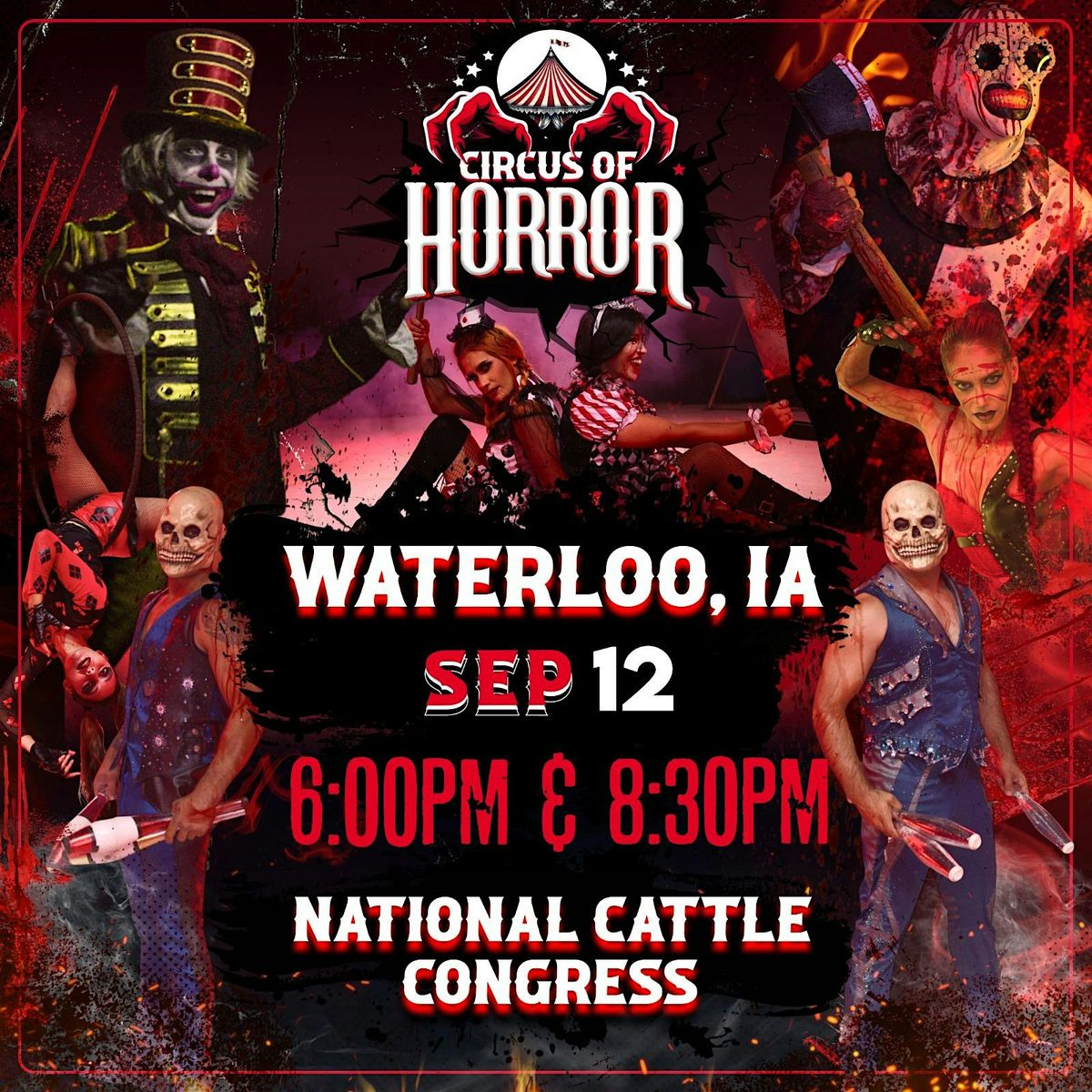 WATERLOO, IA - CIRCUS OF HORROR