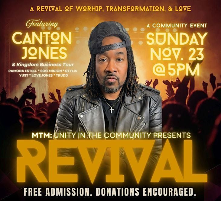 MTM Unity in the Community with Canton Jones